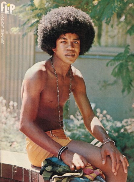 JERMAINE JACKSON Bobby Debarge, Latoya Jackson, Cabelo Black, I'm A Writer, Jermaine Jackson, Tamla Motown, Big Afro, Black Magazine, Jackson Family