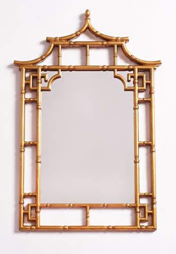 251 First Camden Gold Pagoda Mirror - Asian & Oriental Inspired Mirrors - Deep Discount Lighting Pagoda Mirror, Asian Inspired Bedroom, Chinoiserie Mirror, Nautical Mirror, Round Mirror Frame, Antique Gold Mirror, Interior Design Aesthetic, Lacquered Mirror, Asian Inspired Decor