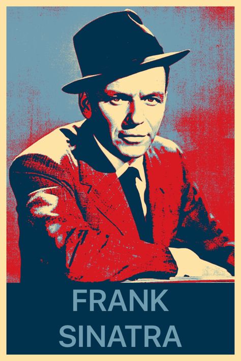 Vintage Frank Sinatra Poster, Frank Sinatra Aesthetic Vintage, Frank Sinatra Aesthetic, Sinatra Poster, Frank Sinatra Art, Frank Sinatra Poster, Art Alevel, Hope Poster, Poster Music