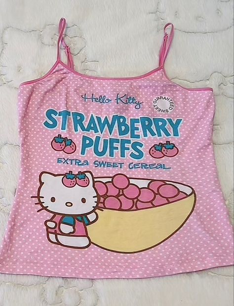 Sanrio Clothes, Kitty Clothes, Pink Hello Kitty, 2000s Fashion Outfits, J Fashion, Really Cute Outfits, Kawaii Clothes, 2000s Fashion, Dream Clothes