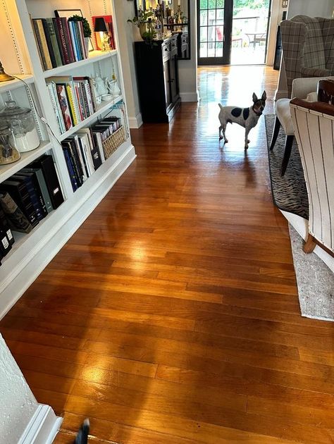 Orange Wood Floor, Murphy Oil Soap, White Wooden Floor, Orange Wood, Room Stuff, I Pick, Wooden Flooring, Paint Color, Sneak Peek