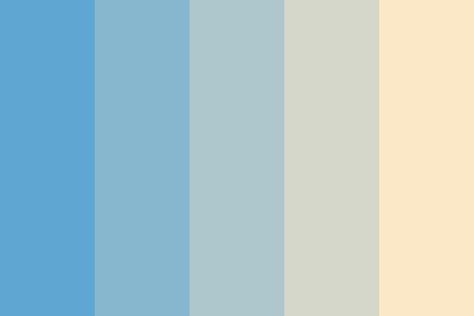 Two Artists One Palette, Tumblr Color Palettes, Dual Color Palette, Bluey Color Pallet, Unique Color Pallete, Heaven Color Palette, Cool Blue Color Palette, Color Pattles, Color Blue Palette