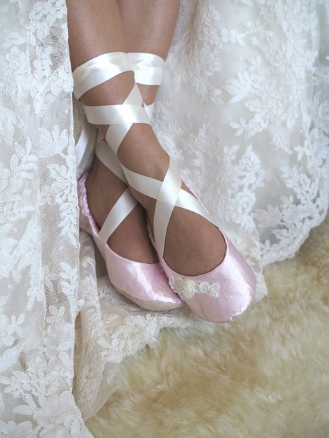 White ballet flats