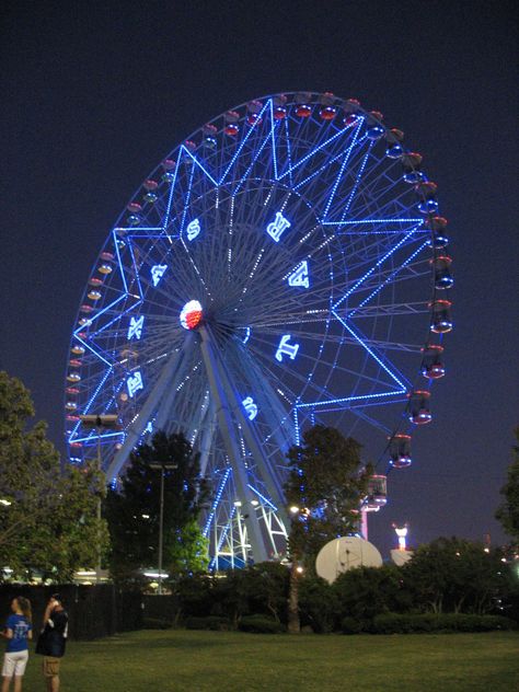 Texas Star Ferris Wheel, Texas State Fair, Dallas, 2011. Texas State Fair, Ferris Wheels, Niagara Falls Ny, Texas Dallas, Big Wheels, Fall Break, Texas Star, Texas Girl, East Texas