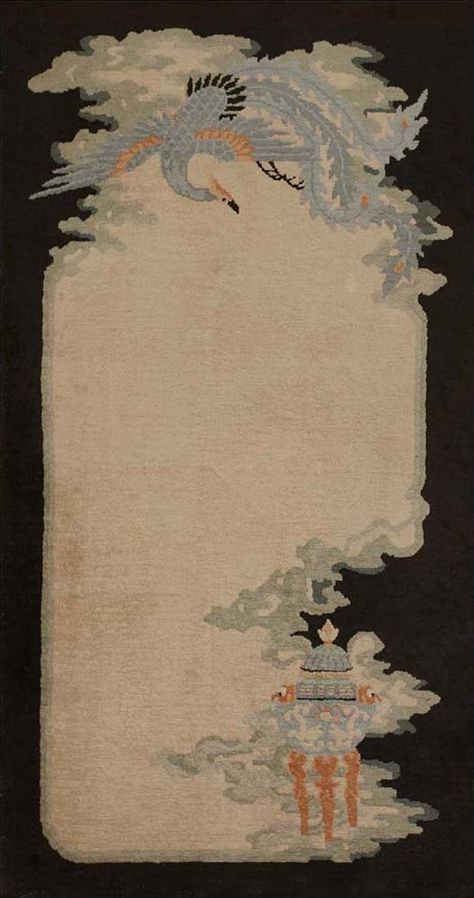 Chinese Art Deco Rug, Japanese Carpet, Asian Art Deco, Chinese Carpet, Chinese Deco, Japanese Art Deco, Art Deco Carpet, Painting Carpet, Chinese Pattern