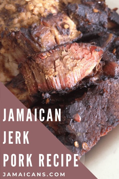 Jerk Pork Recipes, Jamaican Jerk Pork, Jerk Recipe, Jerk Sauce, Jerk Chicken Recipe, Jamaican Jerk Seasoning, Vinegar Benefits, Jerk Pork, Jamaica Food