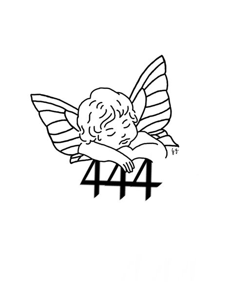 Two Cupid Tattoo, 444 With Angel Tattoo, 444 Tattoo Angel Wings, Angel Wings 444 Tattoo, Angel 444 Tattoo, Angel With Butterfly Wings Tattoo, 444 With Angel Wings Tattoo, 444 Tattoo Above Knee, 444 Angel Wings Tattoo