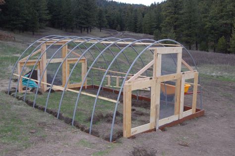 Pvc Greenhouse, Green House Ideas, Hoop House, Build A Greenhouse, Home Greenhouse, Small Greenhouse, Backyard Greenhouse, Greenhouse Ideas, Greenhouse Plans