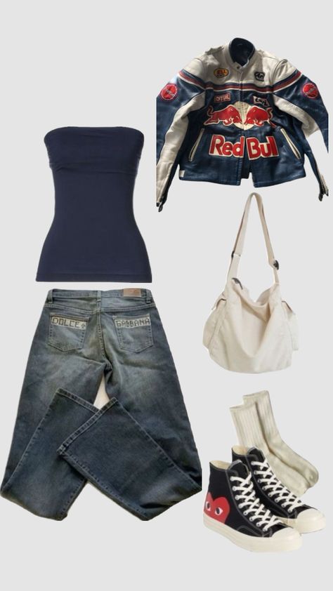 Red Bull!!!! #redaesthtetic #redbull #pretty Redbull Outfits, Cars Clothes, Short Girls, Red Bull, Girl Outfits, Street Wear, Street Style, Red, How To Wear