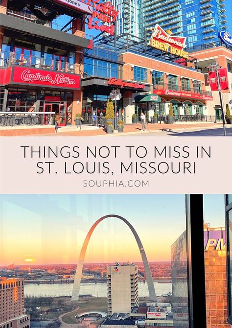 Rounded up the BEST restaurants, coffee shops, experiences, and shopping destinations in St. Louis, Missouri! There are many affordable and free things to do in St. Louis that are fun for the whole family - activities for all ages included! Comedy nights, can't miss views, and amazing eats are included in this blog post! St. Louis arch, St. Louis Photography, St. Louis skyline views, St. Louis butterfly garden, History, Aquarium, Budweiser Brewery tour. Weekend In St Louis, At Louis Missouri, Things To Do In Saint Louis, Shopping In St Louis, What To Do In St Louis Missouri, St Louis Things To Do, Things To Do In St Louis, Things To Do In St Louis Missouri, Saint Louis Missouri