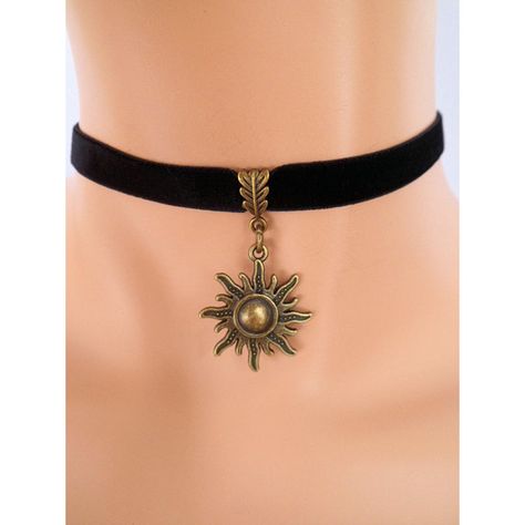 wicca sun choker, black velvet choker, sun necklace, pagan necklace,... ($7.50) ❤ liked on Polyvore featuring jewelry, necklaces, elastic choker necklace, antique pendant necklace, stretchy choker necklace, ribbon choker and velvet choker necklace Sun Choker, Emo Accessories, Ribbon Choker Necklace, Pagan Necklace, Velvet Choker Necklaces, Ribbon Choker, Choker Black, Black Velvet Choker, Sun Necklace