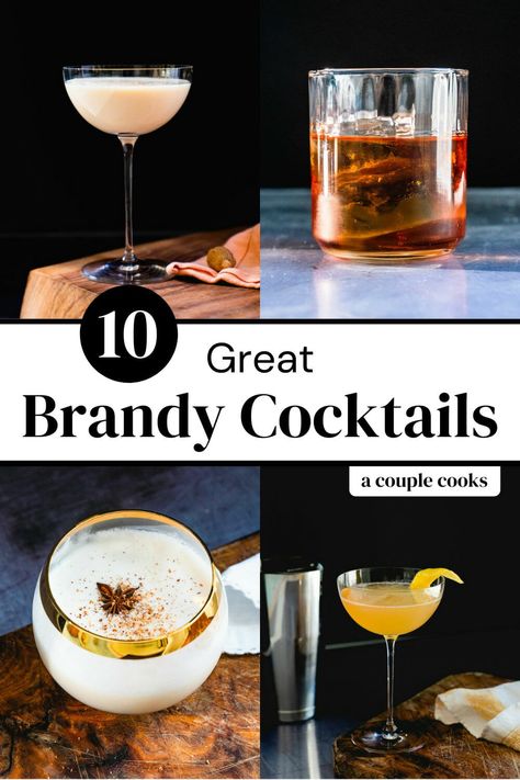 Brandy Drinks Alcohol, Drinks With Brandy Recipes, Brandy Punch Recipe, Brandy Drink Recipes, Brandy Cocktail Recipes, Brandy Alexander Recipe, Alcoholic Drinks Cocktails, Between The Sheets Cocktail, Brandy Drinks