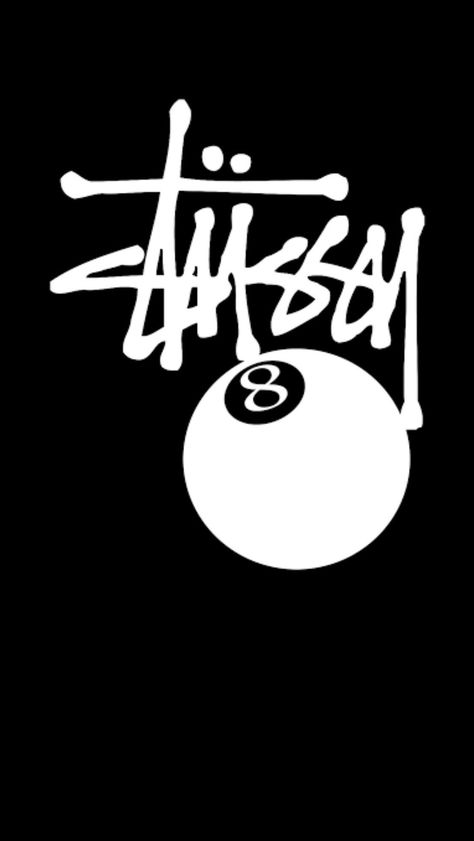 8ball Wallpaper, Stussy 8ball, Stussy Wallpaper, Stussy Logo, Essentials Hoodie, Vintage Poster Design, Most Beautiful Wallpaper, Y2k Wallpaper, Wallpaper Android