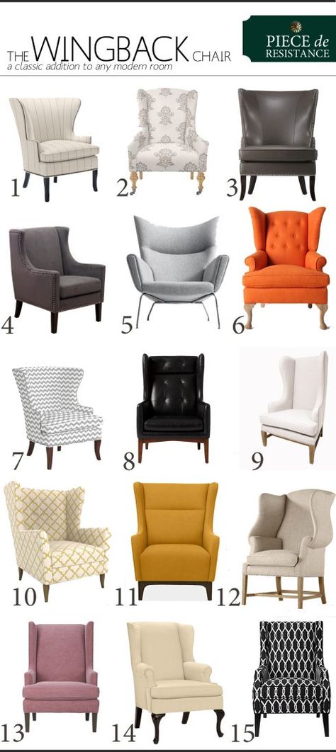 The mid-century modern style has come to conquer and these 7 unique armchairs will change your living room design forever. Inspiring Room Decor, Modern Wingback Chairs, Bantal Sofa, Trendy Living Rooms, Living Room Decor Modern, Trendy Home, Couches Living Room, Furniture Styles, Modern Room