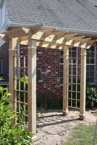 Small Garden Pergola, Small Pergola, Garden Pergola, Pergola Ideas, Building A Pergola, Pergola Lighting, Metal Pergola, Pergola Design, Garden Arbor