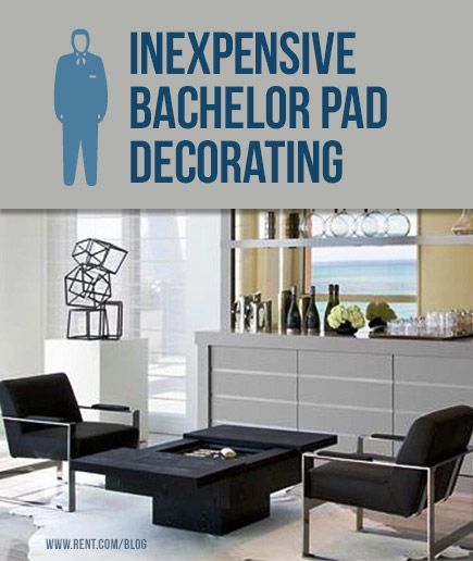 Men are often accused of having the same decorating style: none at all. Here are some easy and inexpensive ways to decorate your apartment for a stylish bachelor pad. [Rent.com Blog] #apartment #decorating #bachelorpad Bachelor Pad Living Room Ideas, Men Bachelor Pads, Ways To Decorate Your Apartment, Bachelor Pad Living Room, Bachelor Bedroom, Bachelor Pad Decor, Decorate Your Apartment, Bachelor Apartments, Men Apartment