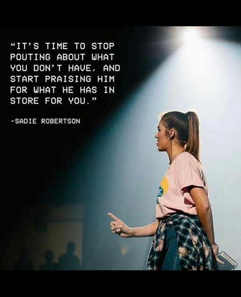 Sadie Robertson So inspirational From the Sadie Robertson app