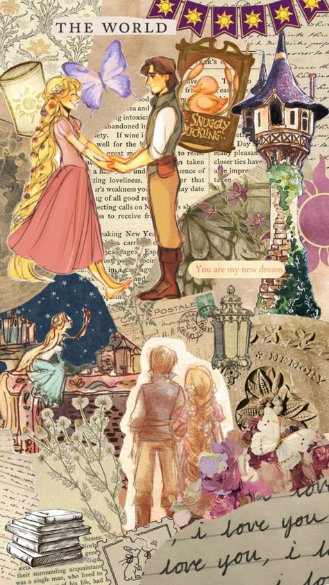 wanted to make something that looked like it would come straight from rapunzel’s scrapbook/sketchbook :) #tangled #rapunzel #flynnrider #disney #tangledmovie Poloroid Pictures Ideas, Scrapbook Sketchbook, Tangled Aesthetic, Tangled Wallpaper, Tangled Movie, Rapunzel Disney, Rapunzel Tangled, Disney Princess Artwork, Wallpaper Disney