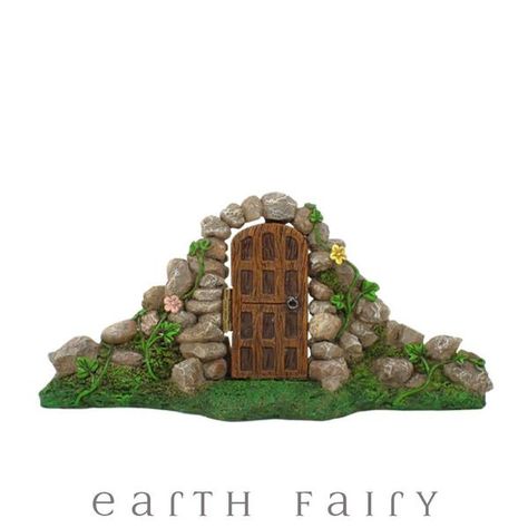 Opening Fairy Doors, Earth Fairy, Fairy Kit, Fairy Garden Doors, Fairy Garden Kit, Solar Flower, Garden Door, Fairy Tree, Stone Arch