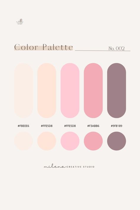 Beautiful pink color palette with hex codes #hexcodes #colorpallete #pinkcolorpalette #pastelcolorpalette Pastel Pink Hex Code, Color Palette With Hex Codes, Brand Identity Colors, Pink Color Palette, Dark Color Palette, Cool Color Palette, Hex Color Palette, Pink Color Schemes, Business Colors