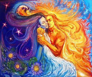 Are You Obsessive in Relationships? Twin Flame Art, Flame Art, Twin Flame Love, Twin Souls, Romance Art, Shiva Shakti, Romantic Art, Arte Fantasy, Trippy Art