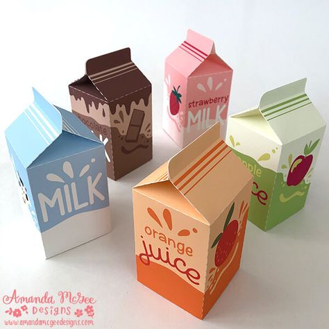 Milk Carton Crafts, Carton Design, Milk Packaging, Milk Box, Handmade Packaging, Pinterest Diy Crafts, Coffee Illustration, Clay Crafts Air Dry, Box Packaging Design