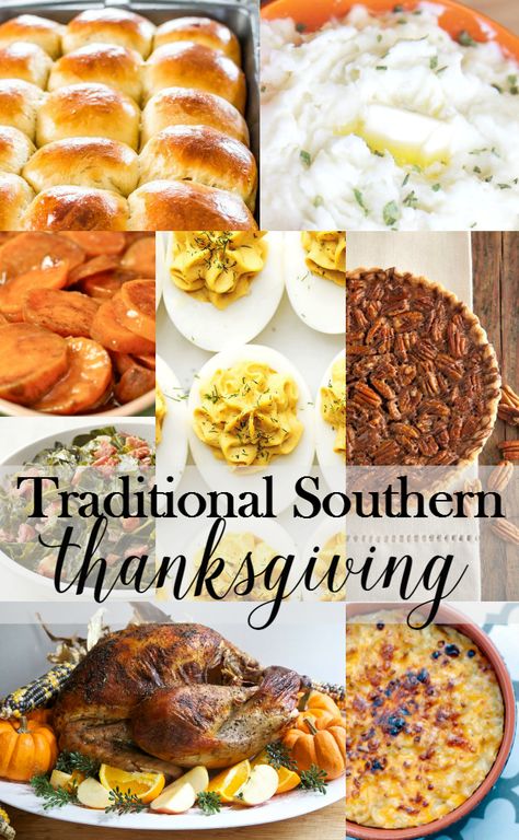 Traditonal Southern Thanksgiving Soul Food and More Thanksgiving Soul Food, Thanksgiving Menu List, Easy Thanksgiving Menu, Southern Thanksgiving Recipes, Southern Thanksgiving Menu, Southern Thanksgiving, Traditional Thanksgiving Menu, Thanksgiving Dinner Menu, Thanksgiving Dinner Recipes