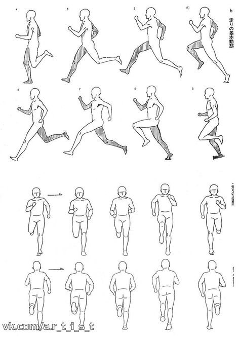 Running Poses, Figure Gesture, Running Drawing, Walking Animation, Sketch Note, Frame By Frame Animation, Animation Art Sketches, Animation Sketches, Figure Sketching