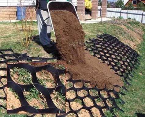 Gardening On A Hill, Slope Gardening, Backyard Hill Landscaping, Growing A Garden, Sloped Backyard Landscaping, Landscaping A Slope, Landscaping On A Hill, Sloped Yard, Sloped Backyard