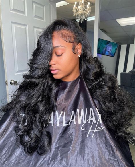 Flip Over Sew In Straight Hair, Flip Hairstyle, Sew In Straight Hair, Straight Sew In, Flipped Ends, Senior Homecoming, Natural Hair Growth Tips, Straight Bundles, Quick Weave Hairstyles