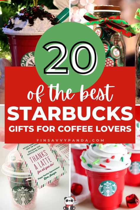 Starbucks Gift Ideas, Starbucks Teacher Gift, Hot Cocoa Mix Gift, Starbucks Gift Baskets, Starbucks Gifts, Coffee Gift Ideas, Starbucks Cup Gift, Starbucks Birthday, Diy Baskets