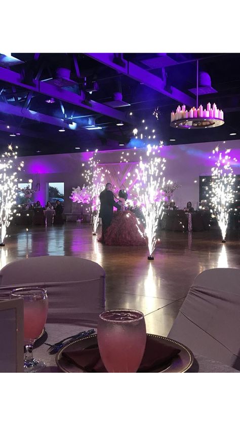 Quince Fun Ideas, Father And Daughter Dance Quince, Quinceanera Entertainment Ideas, Father Daughter Dance Quinceanera, Quince Father Daughter Dance, Pink Quince Theme, Quinceanera Surprise Dance, Purple Quinceanera Theme, Quince Gifts