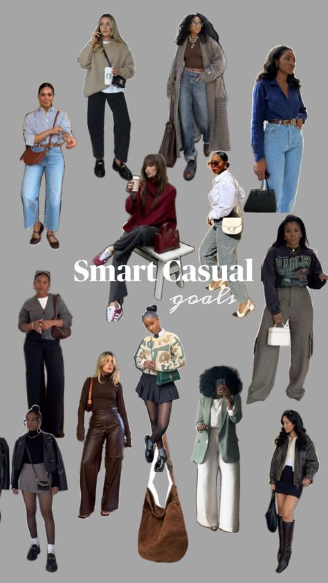 Everyday fall outfits Outfits Con Rollazo, Fall Smart Casual, November Outfit Ideas, Everyday Fall Outfits, Smart Casual Looks, Avant Garde Style, November Outfits, Autumn Ootd, Outfits Hacks