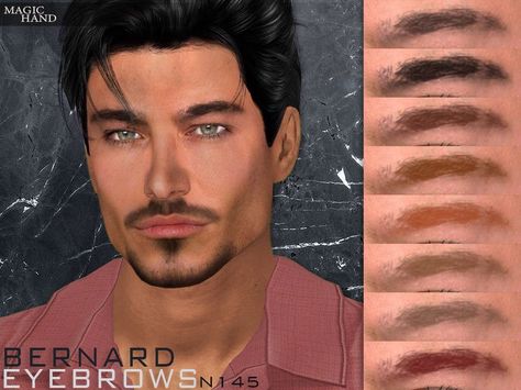 Sims 4 Free Mods, Eyebrow Slits, Sims 4 Traits, The Sims 4 Skin, Guys Eyebrows, Sims 4 Cc Makeup, Sims 4 Body Mods, Sims Four, Male Makeup