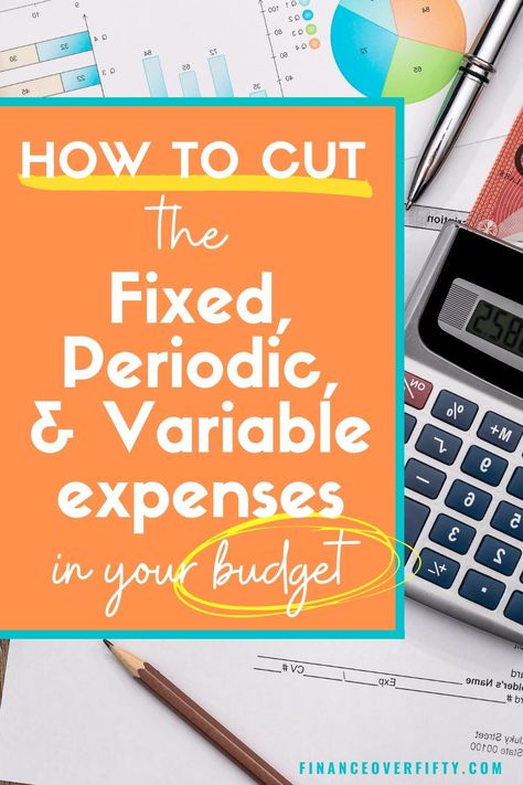 Not sure how to start a budget? Learn the 3 most common types of expenses in a personal budget. Find out what they are, how to manage them, and what you can do to reduce their costs. Take control of your personal finances and start saving more money. | budget expenses | expenses list | budgeting finances | budgeting tips | #financeoverfifty Fixed Expenses List, List Of Expenses Budget, Variable Expenses, Variable Expenses List, Budgeting Finances Excel, Fixed And Variable Expenses Budget, Better Money Habits, Budget Expenses, Personal Finance Budget