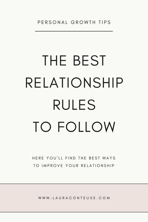 a pin that says in a large font The Best Relationship Rules to Follow The Best Relationship, Communication Relationship, Best Marriage Advice, Healthy Communication, Relationship Struggles, Relationship Psychology, Best Relationship Advice, Healthy Relationship Tips, Relationship Help