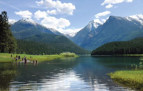 Mission Lake, 2 mi to Mission Falls Montana Life, Mountain Scenes, Flathead Lake, Big Sky Montana, St Ignatius, Permanent Vacation, Big Sky Country, Landscape Art Painting, Wild Adventures