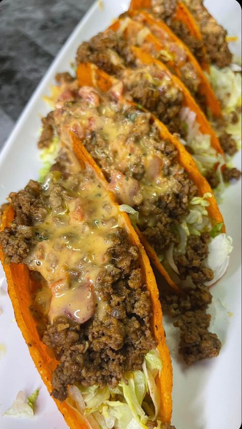 Nacho Tacos, Tacos Street, Soul Food Dinner, Food Babe, Delicacy Food, Food Therapy, Yummy Comfort Food, Good Eat, Food Recepie