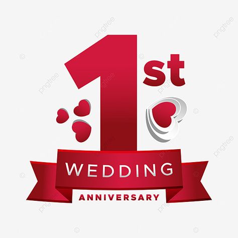 1st Anniversary Logo, Marriage Captions, Happy 1st Wedding Anniversary, 1st Wedding Anniversary Wishes, Anniversary Text, Happy Anniversary Lettering, Anniversary Png, Wedding Banner Design, Happy Graduation Day