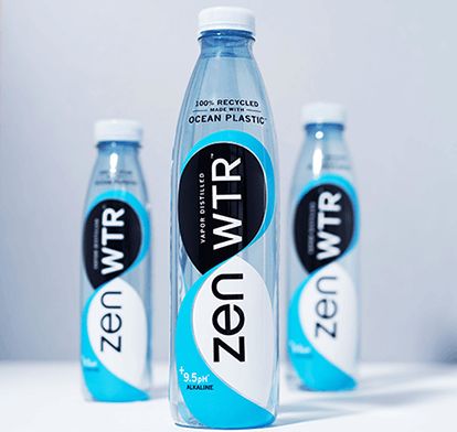 FREE Zen WTR 9.5 pH Vapor Distilled Alkaline Water at Target, Albertson’s & Safeway! Water Company Branding, Bottle Design Water, Premium Water Bottle, Halal Snacks, Ph Water, Mineral Water Bottle, Water Packaging, Bottle Design Packaging, Kangen Water