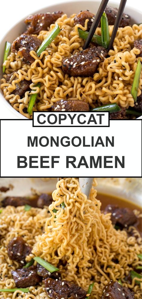 Beef Roman Noodle Recipes Easy, Ramen Noodles With Steak, Steak Roman Noodles, Steak With Noodles Recipes, Round Steak Beef And Noodles, What To Make With Round Steak Easy Recipes, Ramen Steak Recipes, Sirloin Steak Ramen, Leftover Steak Ramen