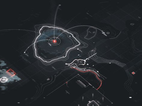 ominous map ui designed by mt thompson. Connect with them on Dribbble; the global community for designers and creative professionals. Hud Interface Design, Mapbox Design, Creative Map Design, Map Ui Design, Map Animation, การออกแบบ Ui Ux, New Year Creative, Graphic Map, Hud Design