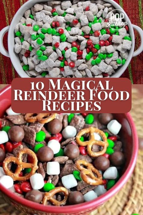 10 Magical Reindeer Food Recipes https://parade.com/1098889/kristamarshall/easy-reindeer-food-recipes/#gid=ci02a5148e500c277c&pid=rudolph-reindeer-mix Reindeer Mix Recipe, Make Reindeer Food, Homemade Trail Mix Recipes, Christmas Morning Recipes, Deer Food, Recipes For The Holidays, Magic Reindeer Food, Homemade Trail Mix, Pinwheel Recipes