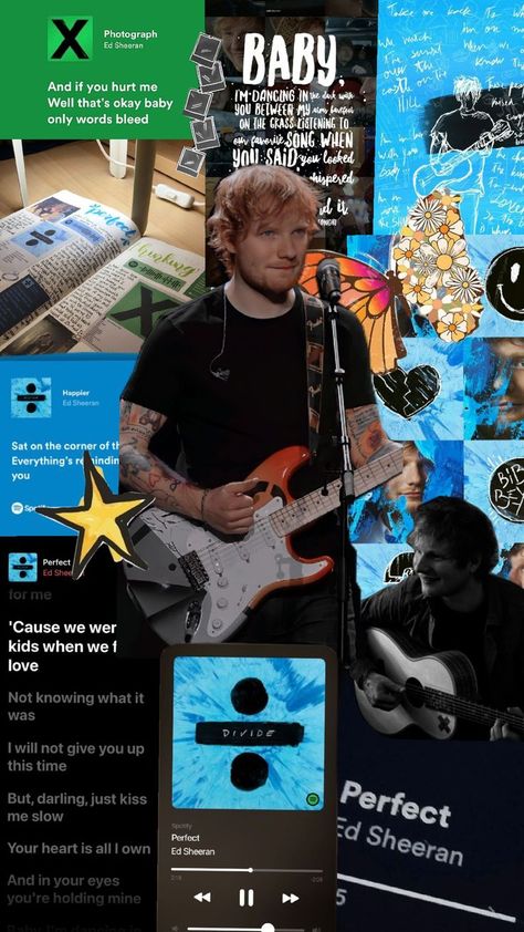 Ed sheeran aesthetic collage Pinterest Ed Sheeran Baby, Ed Sheeran Love, Dancing In The Dark, Tupac, Aesthetic Collage, Fav Celebs, Ed Sheeran, Pretty Wallpapers, Aesthetic Wallpapers