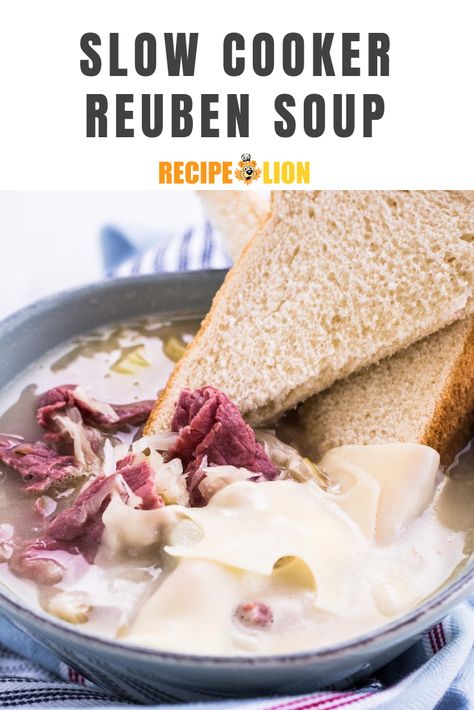 Crockpot Reuben Soup, Ruben Soup Creamy Crockpot, Creamy Reuben Soup Recipe, Reuben Soup Crockpot, Ruben Soup Crock Pot, Rueben Soup Crockpot, Rueben Soup, Reuben Soup, Creamy Reuben Soup