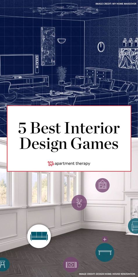 Let your inner interior designer go wild with these phone or laptop games that let you organize and decorate spaces while having fun.  #interiordesign #designapps #interiordesignapps #designgames #interiordeisgngames Laptop Games, Fun Interior Design, Interior Farmhouse, Kardashian Home, 80s Bedroom, Interior Boho, Free House Design, Best Home Interior Design, Decor Hallway