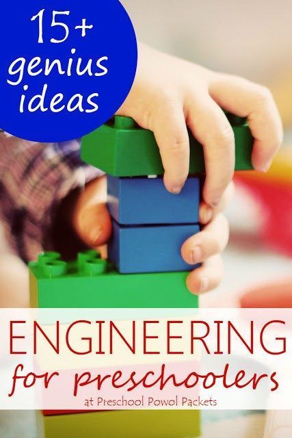 15 Genius Ideas for Engineering for Preschoolers Preschool Stem Projects, Engineering Projects For Kids, Stem Engineering Activities, Preschool Technology, Preschool Freebies, Stem Activities Preschool, Stem Engineering, Stem Curriculum, Preschool Stem