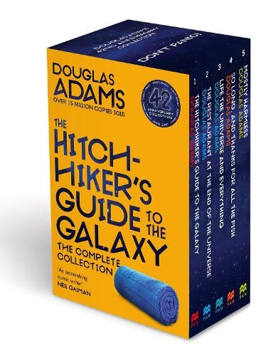 Buy The Complete Hitchhiker's Guide to the Galaxy Boxset by Douglas Adams from Waterstones today! Click and Collect from your local Waterstones or get FREE UK delivery on orders over £25. Hitchhiker's Guide To The Galaxy, The 5th Wave, Time Continuum, Yuval Noah Harari, Hitchhikers Guide To The Galaxy, The Knack, Galaxy Book, Douglas Adams, Hitchhikers Guide