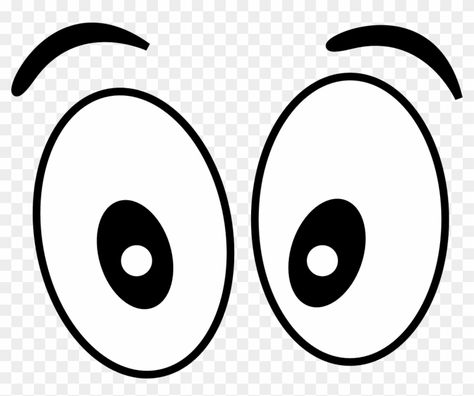 Black Under Eyes, Cartoon Black And White, Eyes Looking Down, Eyes Cartoon, Eyes Clipart, Scary Eyes, Art Eyes, Eye Expressions, Blue Drawings