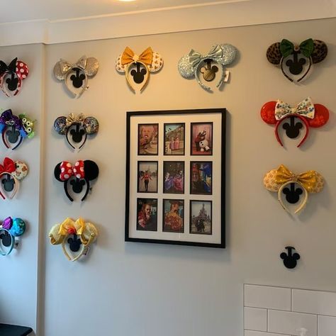 ★★★★★ "Absolutely fab!!!!! Ordered several black ones and hang my ears off them in the downstairs loo room!!! Brightens it all up!! Immediate delivery and great quality xx very pleased xx" https://etsy.me/3IU3H6I #etsy #holder #ears #disney #gift #mickey #mouse Mickey Ears Headband, Gift Display, Disney Mickey Ears, Downstairs Loo, Headband Holder, Display Wall, Disney Gift, Ears Headband, Mickey Ears